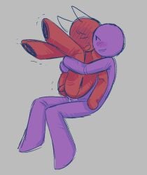 alan_becker animation_vs_minecraft blush cat_ears circle_head cum cum_drip cum_in_ass cum_inside gay gay_anal gay_sex hands-free legs_up non-human non-human_only penis penis_in_ass purple_(avm) purple_body purple_skin red_(avm) red_body red_skin sex simple_background stickfigure stickman toony