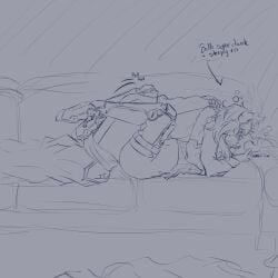 cn1dihriia couch_sex cyborg drunk_sex gay gay_sex gentle_sex horns kissing kissing_while_penetrated kissing_while_penetrating making_love making_out mechanical_legs medkit_(phighting) missionary missionary_position oc original_character self_insert self_upload slow_penetration uncolored whining