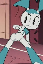 accurate_art_style ai_generated ass ass_focus jenny_wakeman justsomebuddy mlaatr my_life_as_a_teenage_robot pussy xj-9
