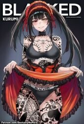 tokisaki kurumi from blacked by basicallynomore