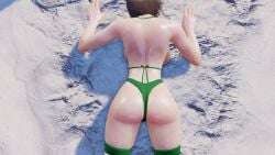 caked_up huge_ass kazama_asuka tekken tekken_8 thick_thighs tomboy