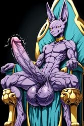 abs ai_generated anthro balls beerus big_balls big_penis cat_humanoid cock cocky69 dragon_ball dragon_ball_super erect_penis erection excessive_size god_of_destruction hard_cock hyper_penis long_penis male_only muscles muscular muscular_anthro muscular_male pecs pectorals penis purple_skin son testicles throne veins veiny veiny_arms veiny_legs veiny_penis veiny_testicles