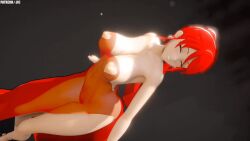 3d 3d_animation ass breasts dancing green_eyes jic_jic large_breasts mmd naked nipples nude public_nudity pussy pyrrha_nikos red_dress red_hair rwby see-through_clothing see-through_dress stripping tagme transparent_clothing video