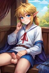 ai_generated femboy link male strombo the_legend_of_zelda