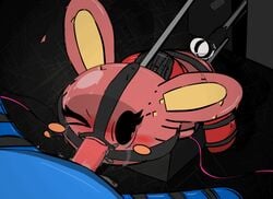 animated anthro blush bondage bunny fellatio first_porn_of_franchise forced fucking_machine gag gif machine oral pretty_blood rabbit ring_gag sex_machine straight tears trash_of_this_galaxy