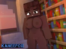 breasts dark-skinned_female female kaneefox makena_(minecraft) microsoft minecraft mojang