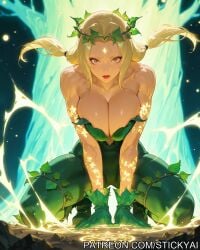 1girls anime blonde_hair breasts breasts brown_eyes fit naruto naruto_shippuden nsfw poison_ivy tsunade