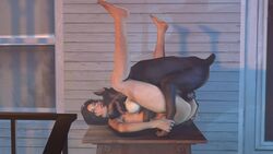1animal 1girls 3d animated big_breasts bouncing_breasts breasts canine dog female female_on_feral johndoe1970 lara_croft lara_croft_(survivor) legs_up mating_press missionary missionary_position no_sound tagme tomb_raider tomb_raider_(survivor) video zoophilia