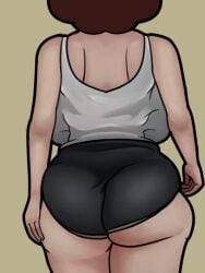 2d 2d_(artwork) 2d_animation 2d_artwork animated ass ass_focus big_ass big_breasts big_butt brown_hair dressed fat_ass female female_focus female_only huge_ass legs light-skinned_female light_skin milf original_character short_hair shorts tagme teasing tight_clothes tight_clothing tight_fit tight_pants video walking