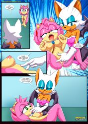 amy rose from pet's night (comic) by bbmbbf