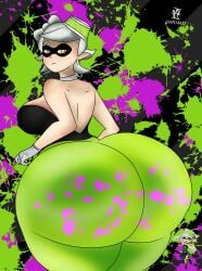 1girls ass ass_focus green_clothing huge_ass just_a_inkling marie_(splatoon) massive_ass splatoon tagme thick_thighs