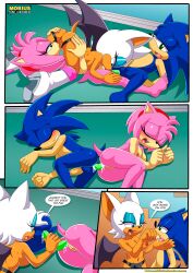 amy rose from pet's night (comic) by bbmbbf