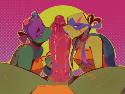 anthro blowjob bow femboy foursome gay gay_blowjob gay_incest gay_male incest lipstick lipstick_on_penis mamada rise_of_the_teenage_mutant_ninja_turtles rottmnt sinful_pie sloppy_blowjob teenage_mutant_ninja_turtles tmnt triple_fellatio turtle