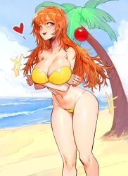 1girls beach big_breasts bikini breasts chinese_girl cleavage joy_(shenmue) sega shenmue xdtopsu01