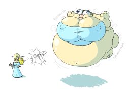 breast_expansion cheeks_inflation eyes_bulging inflation lip_expansion mario_(series) p-balloon princess_rosalina semi-stick sequence sunken_limbs super_mario_galaxy super_mario_world tagme uber_inflation