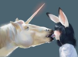 equine kissing unicorn zoophilia zyumin