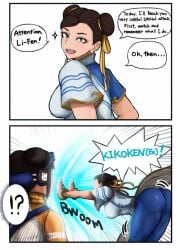 2girls ass chun-li comic hershuar li-fen mother_and_daughter street_fighter street_fighter_6