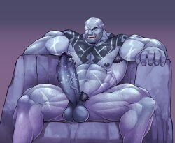 balls bara big_balls big_penis boner critical_role critical_role:_vox_machina dungeons_and_dragons erection facial_hair kevdak male male_only muscles muscular nude penis robertsilva2019 sitting solo solo_male spread_legs