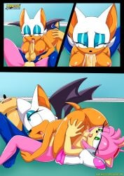 amy rose from pet's night (comic) by bbmbbf