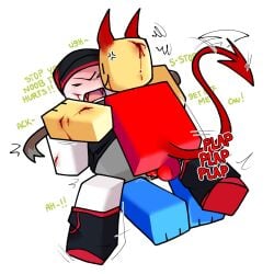 block_tales blood blush griefer_(block_tales) hatred_(block_tales) plap plapping player_(block_tales) rape roblox roblox_game robloxian sex