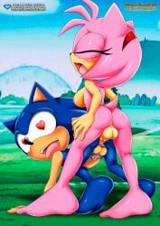 amy_rose chastity_cage diamond_level from_behind_position futa futa_on_male futanari hearts_in_eyes looking_pleasured mobius_unleashed palcomix pietros_secret_club sonic_(series) sonic_the_hedgehog sonic_the_hedgehog_(series)