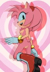1girls 2024 amy_rose animated anthro anus blinking boots boots_only breasts casual clothing eulipotyphlan exposed_torso female female_only footwear footwear_only genitals gif gloves green_eyes handwear happy heart hedgehog humanoid looking_at_viewer mammal mostly_nude nipples on_one_leg open_mouth pix-n-tix pussy seductive sega short_playtime slim small_breasts solo sonic_(series) sonic_the_hedgehog_(series) standing tail teeth tongue