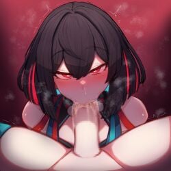 1futa 1girls balls big_breasts big_penis black_hair blowjob blowjob_face blush blushing_at_viewer breasts cum cum_in_mouth cum_inside cum_leak cum_leaking dialogue erection faceless_character faceless_futanari fellatio female female_focus futa_on_female futa_pov futanari giving_head honkai:_star_rail honkai_(series) human light-skinned_female light-skinned_futanari light_skin looking_at_partner looking_at_viewer nude oral penis pov red_eyes rikuguma sex short_hair steam steamy steamy_breath stelle_(honkai:_star_rail) sucking sucking_penis tagme thick_thighs tongue_out xueyi_(honkai:_star_rail)