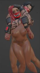 ambiguous_penetration breasts fingerless_gloves fortnite headlock helix3d looking_at_partner looking_up manic_(fortnite) mask masked masked_female masked_male nude nude_female nude_male pussy rough_sex shiny shiny_skin tagme tattoo tattoos