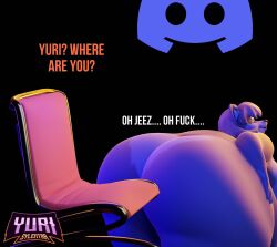 big_ass big_breasts blueberry_inflation breasts bubble_butt female huge_ass thick_thighs wide_hips yurisylentra