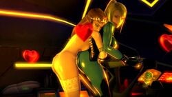 2girls 3d akairink anal anal_sex animated ass bodysuit clothed_sex crossover dildo feeldoe female female_only from_behind futa_on_female futanari heart intersex loop metroid nintendo no_sound pleasure_face princess_zelda samus_aran source_filmmaker stockings strapless_dildo super_smash_bros. tagme the_legend_of_zelda twilight_princess video white_stockings yuri zelda_(twilight_princess) zero_suit zero_suit_samus