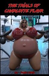 3d breast_expansion charlotte_flair comic cover_page dildo inflation stretch_marks tagme thick_lips thick_thighs veins veiny_belly veiny_breasts wwe ylandrax