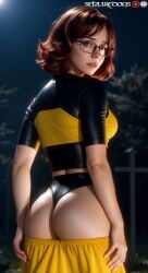 ai_generated female female_only pinup scooby-doo seizuredogs sfw velma_dinkley