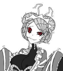 cum cute entoma_vasilissa_zeta maid overlord_(maruyama) red red_eyes