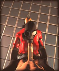 1boy 1girls 3d 60fps animated big_breasts big_penis clothed clothed_female clothed_female_nude_male fellatio female fempyro funny gas_mask gif gloves latex male naked nude nude_male oral outercourse penis pov pyro pyro_(team_fortress_2) source_filmmaker straight team_fortress_2 ughhh..._vinyl! unseen_male_face