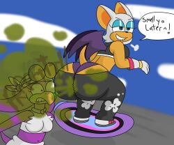 2girls anthro ass avian bat big_ass big_butt brappycatty bubble_ass bubble_butt extreme_gear fart fart_cloud fart_fetish fart_torture farting farting_in_face furry huge_ass huge_butt panties pants_down rouge_the_bat sega sonic_(series) sonic_riders sonic_the_hedgehog_(series) sunniefunnie swallow_(bird) wave_the_swallow