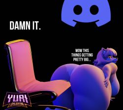 big_ass big_breasts blueberry_inflation breasts bubble_butt female huge_ass thick_thighs wide_hips yurisylentra