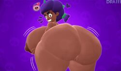 1girls 3d 3d_(artwork) ass big_ass big_breasts black_body blush brawl_stars dark-skinned_female dra111_(artist) dragon316 huge_ass hyper_ass massive_ass nude nude_female plant purple_hair rosa_(brawl_stars) source_filmmaker thick_ass thick_thighs