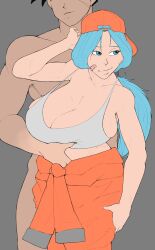 bulma_briefs dragon_ball dragon_ball_z female future_bulma future_gohan human male smoxul son_gohan tagme