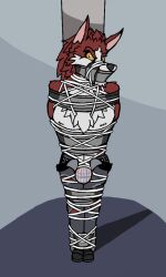 2025 angry anthro bondage boots bound boxers_(clothing) bulge canid canine canis clothed clothing digital_media_(artwork) duct_tape epic_games footwear fortnite fur gag gagged hi_res jaytheratboy looking_at_viewer lycan_west_(fortnite) male mammal multicolored_body multicolored_fur muscular muscular_anthro muscular_male mythological_canine mythological_creature mythology open_bottomwear open_clothing pole red_body red_fur restrained restraints rope rope_bondage shoes simple_background solo tape tape_bondage tape_gag underwear werecanid werecanine werecreature werewolf white_body white_fur wolf yellow_eyes