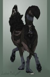 2021 anal_canal anatomically_correct anatomically_correct_anus anatomically_correct_genitalia anatomically_correct_vulva animal_genitalia animal_vulva anus ass black_anus black_body black_fur black_nose black_pawpads black_vulva bodily_fluids brown_body brown_fur canid canine canine_genitalia canine_vulva canis claws crossed_legs cum cum_drip cum_from_ass cum_in_ass cum_inside cum_on_anus cum_on_fur cum_on_ground cum_on_perineum cum_on_surface cum_on_vulva cum_strand cum_string dewclaw digital_drawing_(artwork) digital_media_(artwork) dripping english_text female feral fur gaping gaping_anus genital_fluids genitals hi_res hiona leaking leaking_anus leaking_cum looking_up lotherbull mammal pawpads paws perineum presenting presenting_anus presenting_hindquarters presenting_vulva quadruped raised_leg raised_tail rear_view simple_background solo tail text vaginal_fluids vaginal_fluids_on_vulva vulva wolf