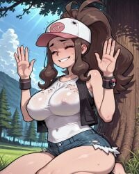 ai ai_art ai_generated big_ass big_boobies big_breasts big_butt big_penis blowjob kinia liza_(pokemon) pokemon tagme