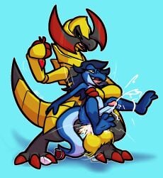 2026 3_fingers 3_toes anal anal_orgasm anal_sex anthro anthro_on_anthro anthro_penetrated anthro_penetrating anthro_penetrating_anthro balls big_balls big_dom_small_sub big_penis black_sclera blue_body blue_hair blue_penis blue_scales blush bodily_fluids claws clothing cum cum_from_ass cum_in_ass cum_inside cum_splatter cumshot dominant dominant_anthro dominant_male drooling duo ejaculation erection feet finger_claws fingers fucked_silly generation_5_pokemon genital_fluids genitals glans grey_body grey_scales hair hands-free haxorus holding_clothing holding_object hug huge_balls humanoid_genitalia humanoid_penis leg_grab lizard looking_at_another looking_down looking_pleasured looking_up male male/male male_penetrated male_penetrating male_penetrating_male nintendo nude orgasm penetration penis pink_glans pink_penis pokemon pokemon_(species) pupils purple_eyes red_body red_claws red_eyes red_scales reptile saliva scales scalie sex size_difference stomach_bulge submissive submissive_anthro submissive_male thick_thighs thigh_grab toes tongue tongue_out ulti_(ultilix) ultilix yellow_balls yellow_body yellow_scales yellow_sclera