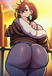 ayase momo from dandadan by wqzyart