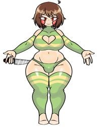 chara from undertale by touselkie