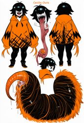 ai_generated cecilia_oura kortai monster monster_girl novelai original_character reference_sheet tagme tail