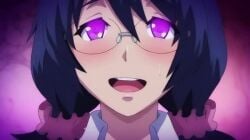 1boy 1girls anime bouncing_breasts cowgirl_position cum_in_pussy female glasses glowing_eyes hentai_series longer_than_3_minutes meikoku_gakuen_jutai_hen:_onegaishimasu......_sensei_no_seieki_de,_watashi-tachi_wo_tasukete_hoshiin_desu! nipples school_uniform schoolgirl sex sound tagme teacher teacher_and_student video