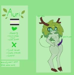 absurd_res agender agender_pride_colors animal_humanoid antlers auri_(aurihev) aurihev_(artist) breasts character_bio curvy_figure deer deer_humanoid elemental_creature elemental_humanoid flora_fauna genitals green_body green_eyes herm hi_res hooves horn humanoid intersex leaf leaf_hair leaf_tail lgbt_pride living_penis mammal mammal_humanoid penis penis_snake plant plant_hair plant_humanoid pride_colors pseudo_hair purple_penis reptile scalie small_breasts small_waist snake solo tail unusual_anatomy unusual_genitalia unusual_penis wide_hips