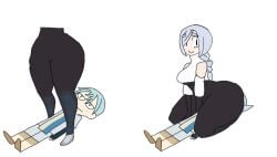 ass ass_on_face aunt aunt_and_nephew big_ass big_breasts chongyun_(genshin_impact) facesitting female genshin_impact how incest male nephew shenhe_(genshin_impact) sitting_on_person thick_thighs thighs