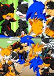 4boys anal anal_penetration anal_sex anthro ass balls barefoot bbmbbf blowjob blush comic cum cum_in_ass cum_inside cum_on_ass cum_on_tongue feet french_kiss gay infinite_(sonic) infinite_the_jackal kissing male male/male male_only mobian_(species) mobius_unleashed oral oral_sex palcomix penis rimming rivals_my_infinite_shadow_(comic) sega sex shadow_the_hedgehog sonic_(series) sonic_the_hedgehog sonic_the_hedgehog_(series) spank_marks spanking tails_the_fox yaoi