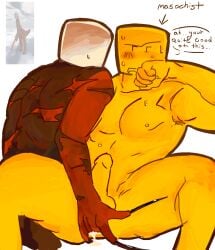 2boys anal_fingering artful_(die_of_death) balls clawsguy_(die_of_death) devesto die_of_death_(roblox) fingering gay male_only masochism masochist nipples nude penis pursuer_(die_of_death) roblox roblox_game robloxian self_upload tagme